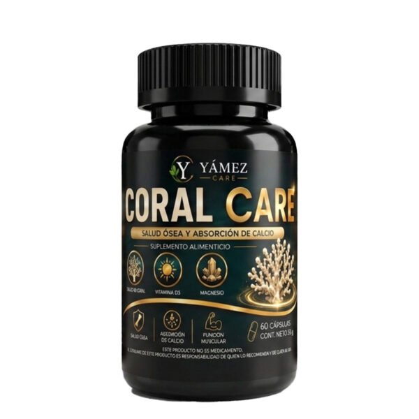 07 Coral Care Coral Care (60 Cápsulas) | Salud Ósea y Absorción de Calcio