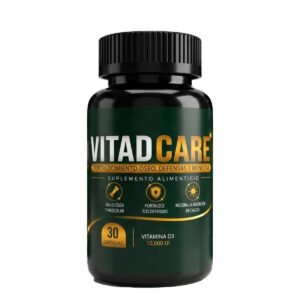 Vitad Care (30 Cápsulas) | Fortalecimiento Óseo, Defensas y Bienestar