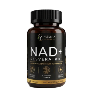 NAD+ Resveratrol (60 Cápsulas) para Energía Celular y Longevidad
